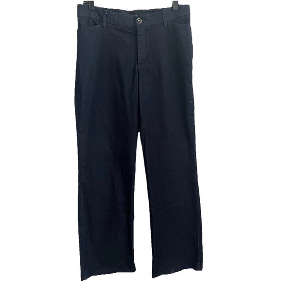 Lee Flex Motion Trouser Jeans Womens 10 Regular Fit Mid Rise Navy Blue Stretch - Picture 3 of 10